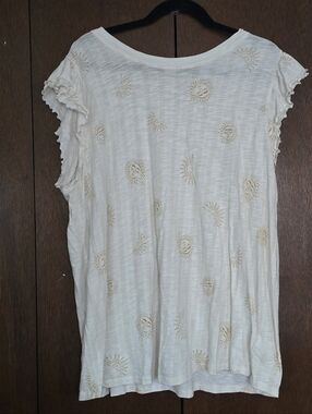 Torrid Celestial Sun Ruffle Sleeve T Shirt